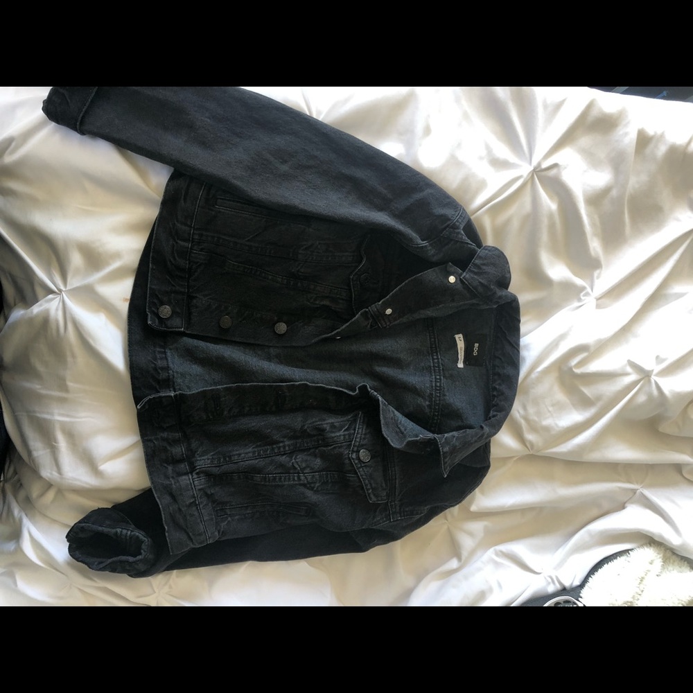Urban Outfitters black denim jacket!